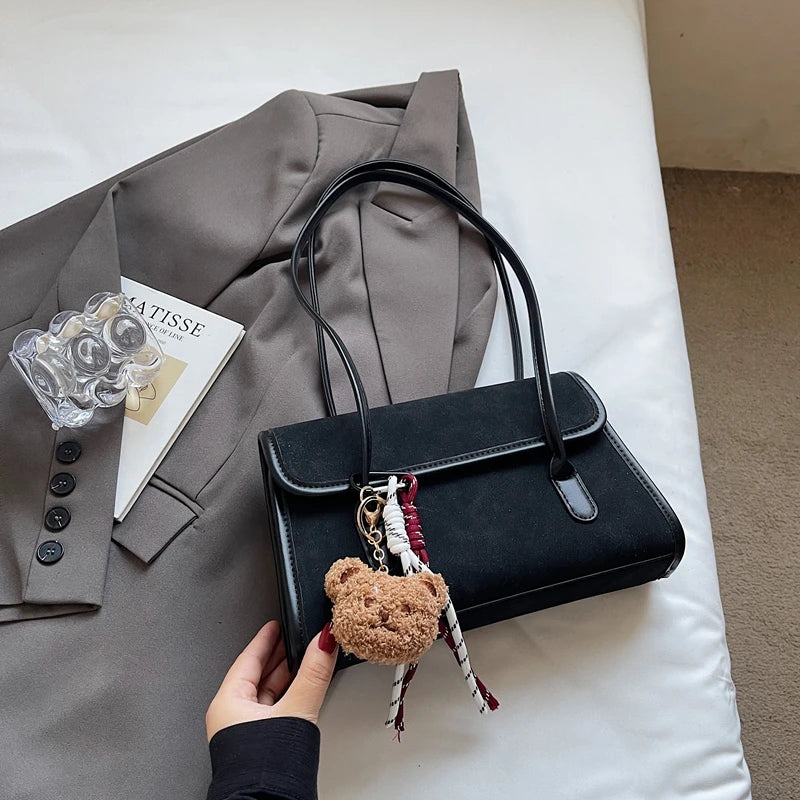 LIZAKOSHT  -  Retro Underarm Bag Large Capaci Casual Commuter Women's Bag oulder Bag Office Bag Faionable Simple Sle Korean Sle