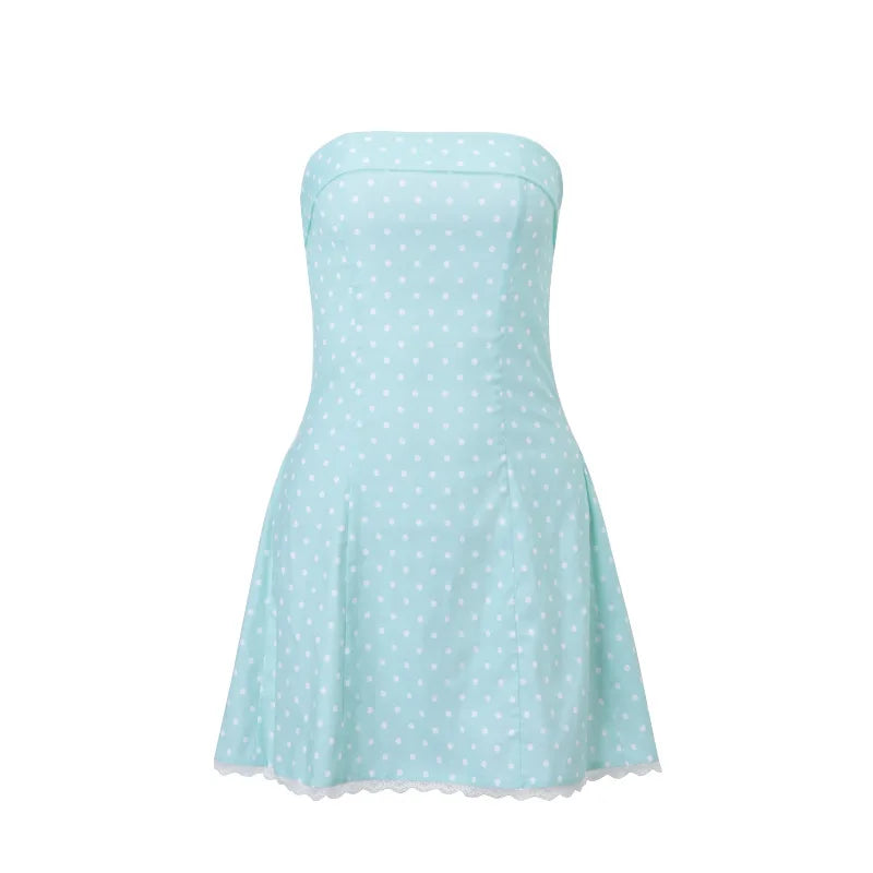 LIZAKOSHT  -  Summer New Fashion Sexy and Pure One-shoulder Bustier Dress