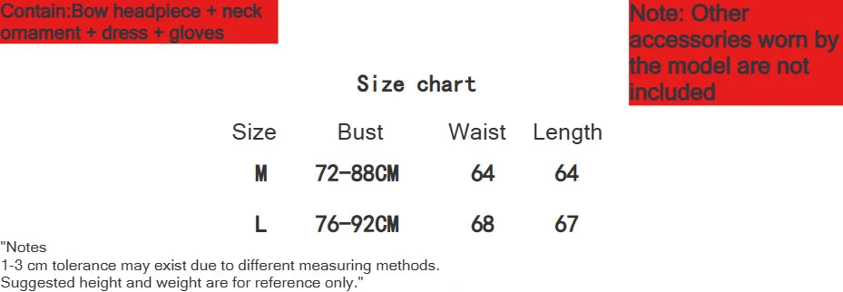  LIZAKOSHT  -  Women Christmas Wine Red Lace Fuzzy Trim Sleeveless A‑Line Dress with Bow Headband Festival Costume