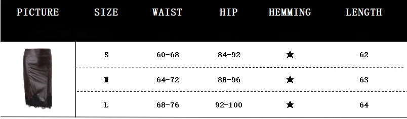 LIZAKOSHT  -  Patchwork PU Leather Lace Women Skirt Brown High Waist Mini Skirt Female Autumn Winter New Elegant Party Streetwear