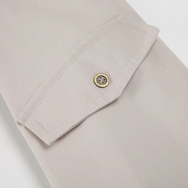 LIZAKOSHT  -  Harajuku Autumn Newly Pockets Flip Collar Buttons Long-sleeved Shirts Work Style Slimming Cardigant Top Blouses for Women