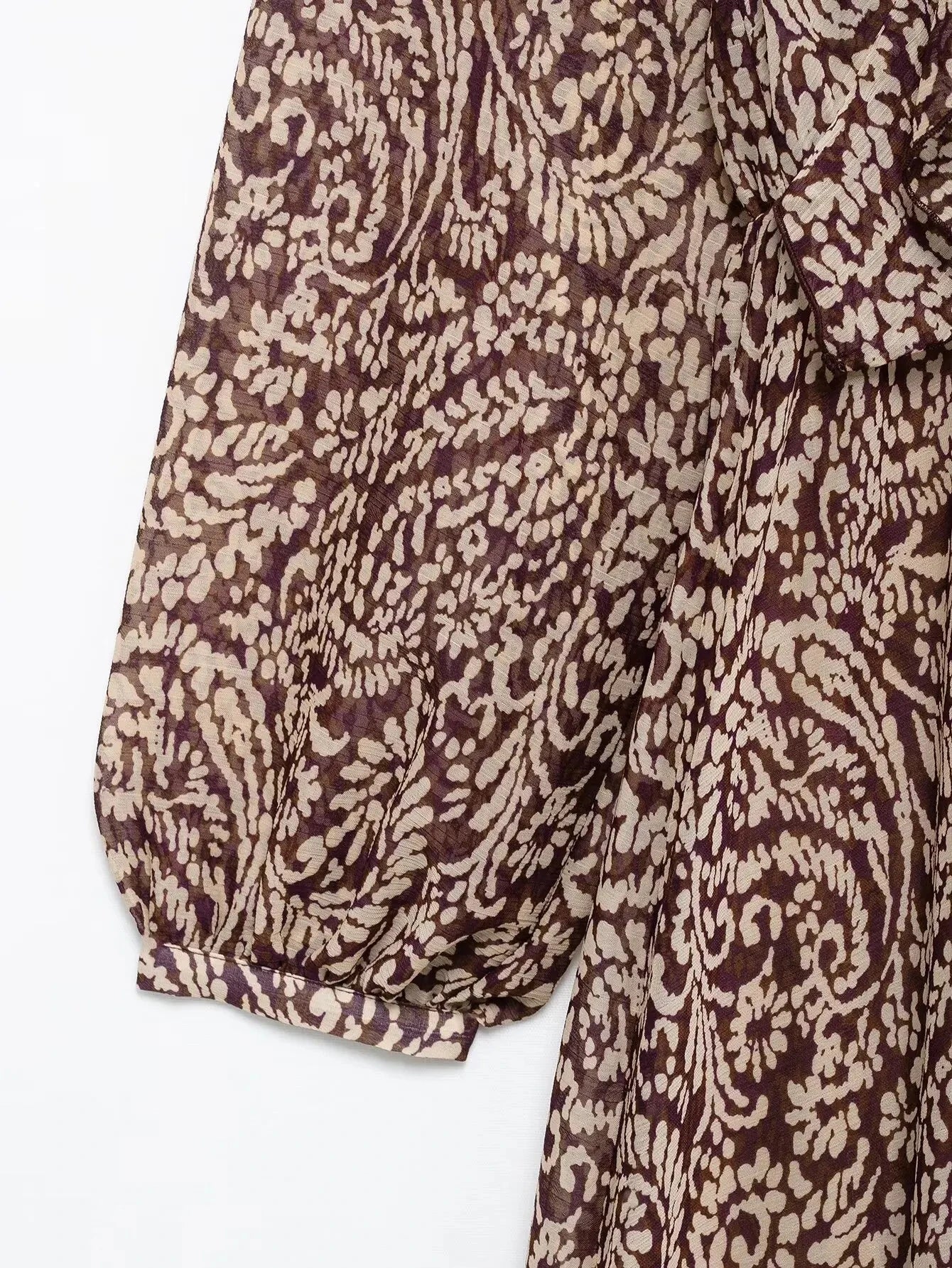 LIZAKOSHT  -  Floral Print Long Dress Women 2025 New Summer Elegant Loose V-neck Lace Up Midi Dresses Vintage Chic Boho Casual Party Dresses