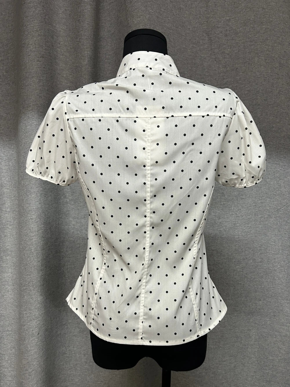 LIZAKOSHT  -  Summer New Bow Lace-up Puff Sleeve Slim Blue Shirts Women Sexy V-neck Single Breasted Crop Tops Y2K Girl Cute Tops
