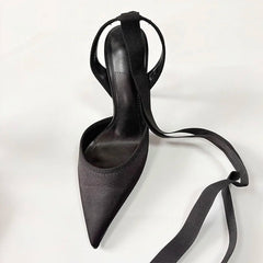 LIZAKOSHT  -  Stiletto Heels Ladies Shoes Luxury Female Party Wedding Pointed Toe Summer Sexy Fashion Ankle Strap Woman Heeled Sandals Pumps