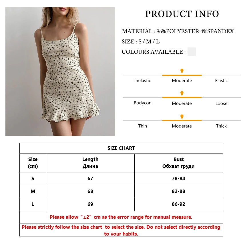LIZAKOSHT  -  Printing Female Nightwear Backless Pajamas Spaghetti Strap Nightgown Slash Neck Nightie Mini Dress Women Home Clothes