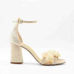 LIZAKOSHT  -  Fashion Floral Sandals High Heels Shoes Women Wedding Party Shoes