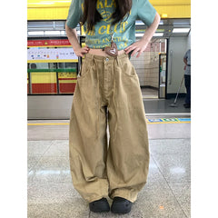 LIZAKOSHT  -  Quick Dry Outdoor Casual PantsWomen's American Style Paratrooper Light Thin Breathable Autumn Wide Leg Long Pants