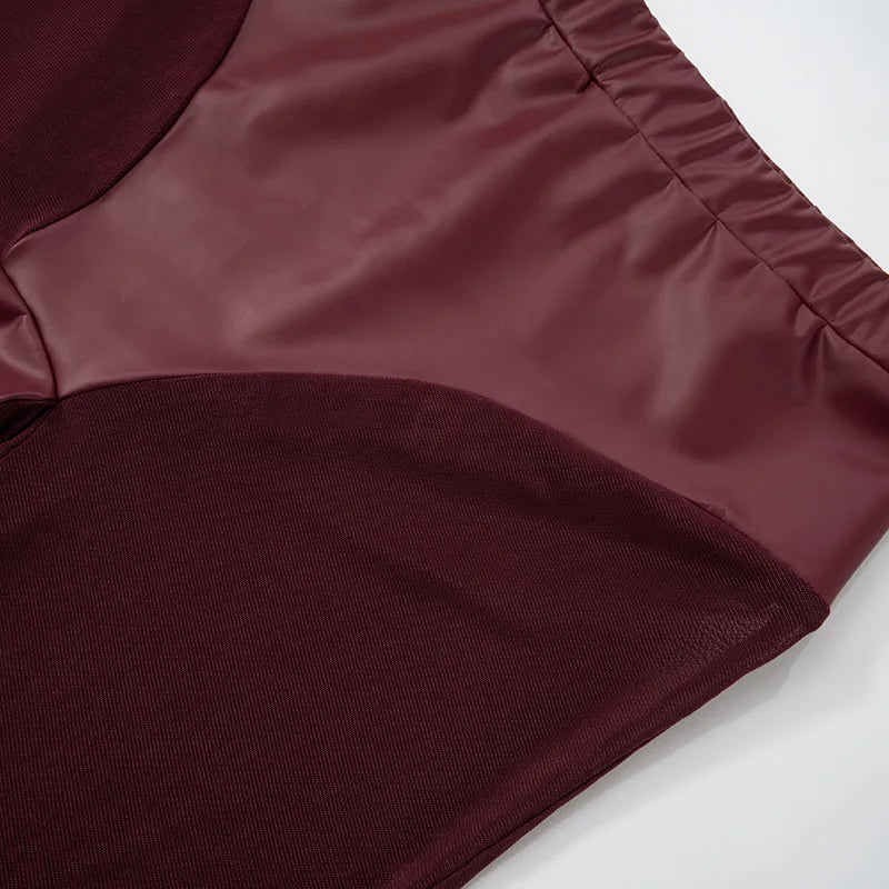 LIZAKOSHT  -  Sexy Mesh Patchwork Shorts Women 2025 Summer High Waist See-through Fitness Sports Yoga Short Leggings Skinny Night Club Shorts