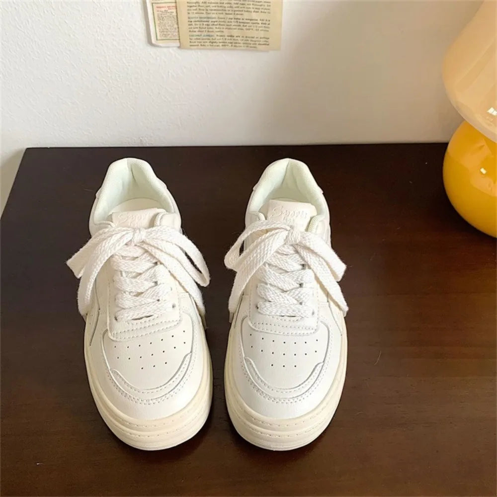 LIZAKOSHT  -  Fashion Casual New Designer Board Shoes for Women  Spring Autumn White Platform Shoes Female Streetwear Zapatos De Mujer