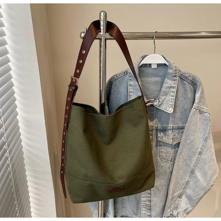 LIZAKOSHT  -  Casual Versatile oulder Bag for College Girls 8-20 Years Old Crossbody Commuter Bag Magnetic Bule Closure Large Size