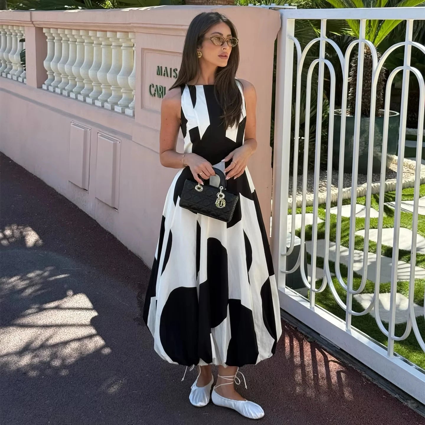 LIZAKOSHT  -  Elegant Chic Long Dress Women 2025 New Summer Fashion Sexy Sleeveless Round Neck Vest Midi Dresses Office Lady Casual Vestidos