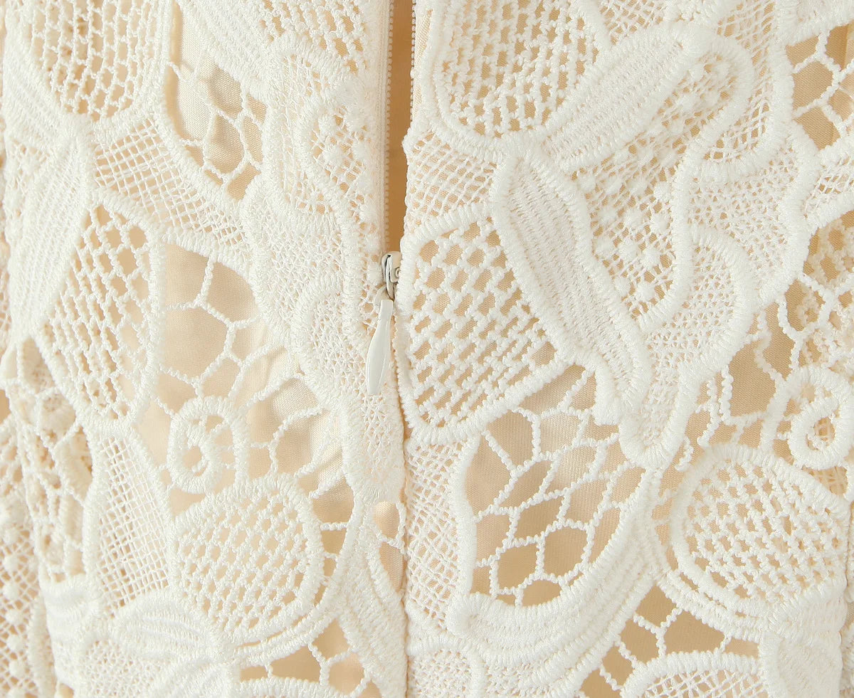 LIZAKOSHT  -  Sexy Lace Elegant Dress Women Strap Slim Vintage Evening Party Mini Dress Female Bow Design Korea Style Chic Outfit