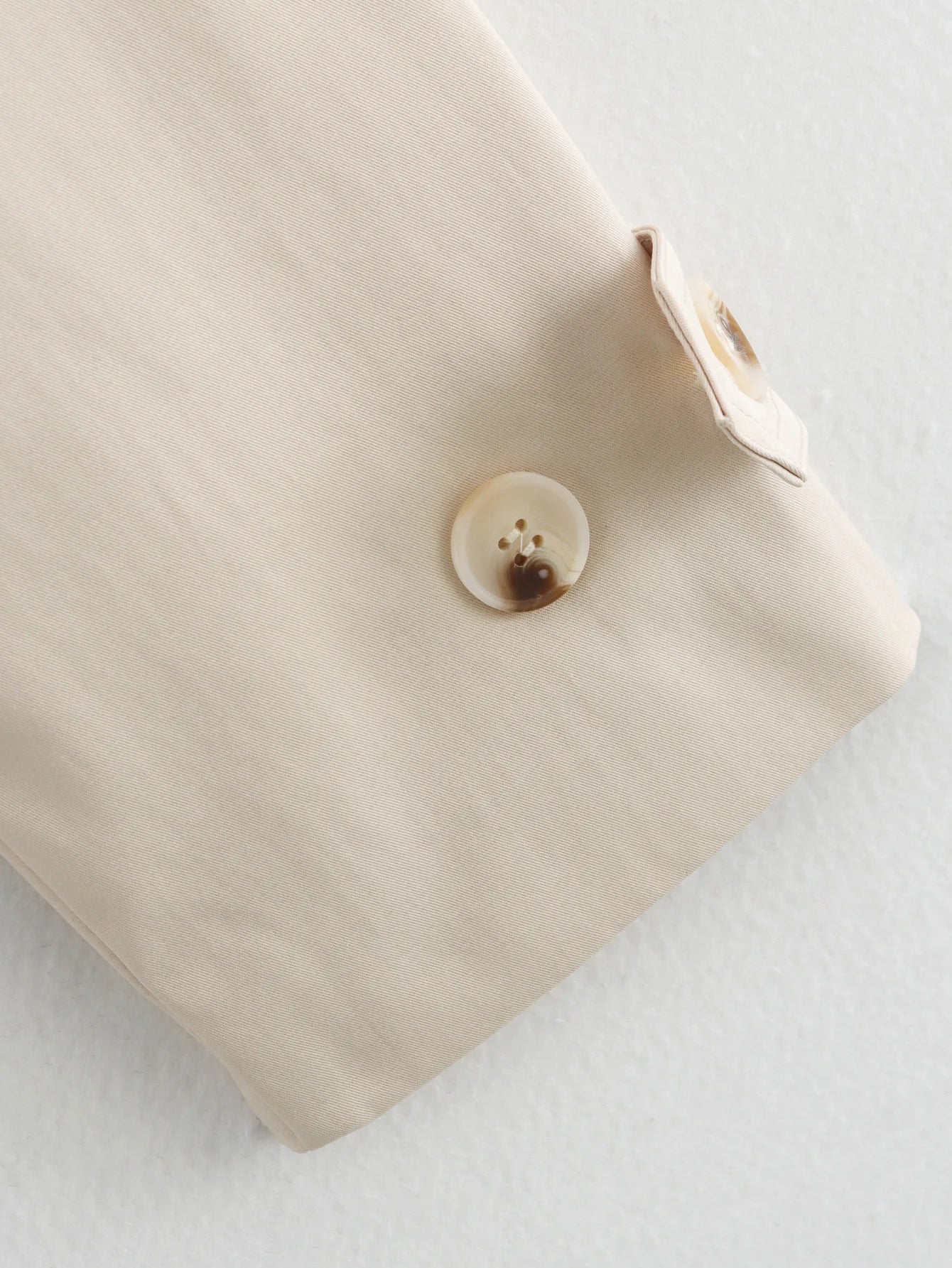 LIZAKOSHT  -  Fashion Simple Cropped Windbreaker Jackets Women New Spring Belt Long Sleeve Double Breasted Coats Solid Casual Short Coats