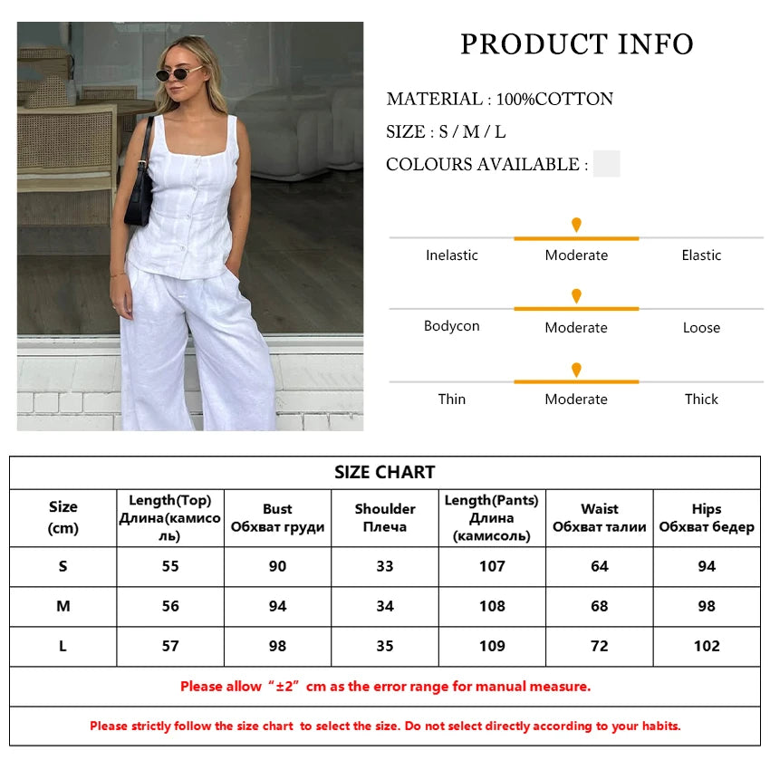 LIZAKOSHT  -  Summer Female Pajamas Set Square Collar Sleepwear Tank Tops Nightie Sleeveless Nightwear Pants Women Nightgowns Suits