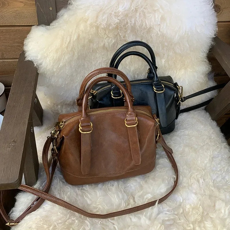 LIZAKOSHT  -  Vintage Ladies Messenger Bag New Handbags for Women shoulder bags PU Leather Luxury Square Bag small totes bolsos