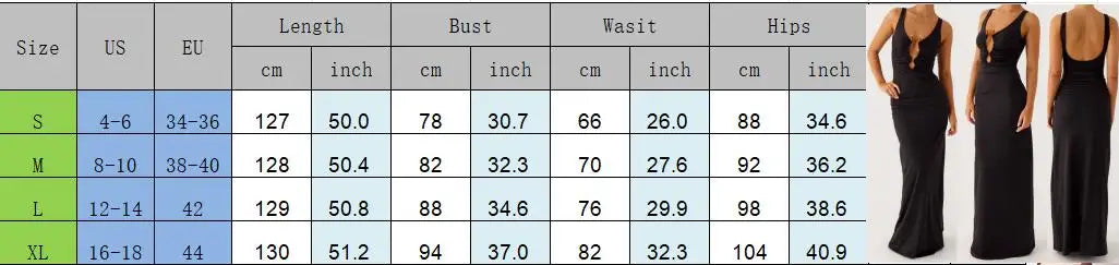 LIZAKOSHT  -  Womens Cocktail Party Dress Slim Fit Stylish Deep V Neck Sleeveless Bodycon Dress for Elegant Lady Daily Life Club Maxi Dress