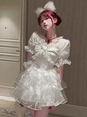 LIZAKOSHT  -  Lolita Dress Sweet Cute Daily Wear Dresses Style Pettiskirt