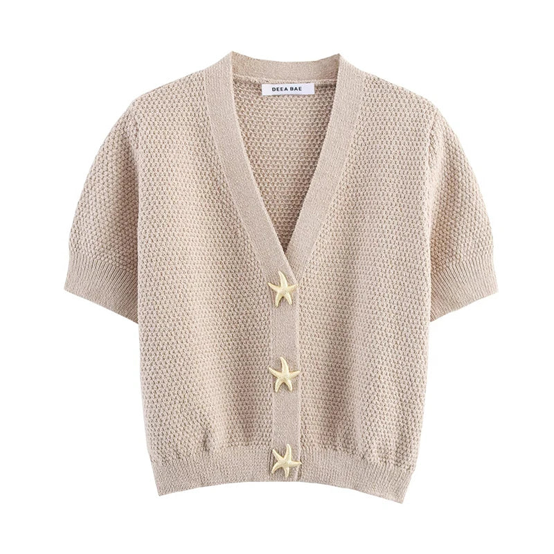 LIZAKOSHT  -  Women's Sweater Autumn 2025 New Elastic Slim V-neck Elegant Knitted Sweater Female Chic Young Joker Street Warm Sweater