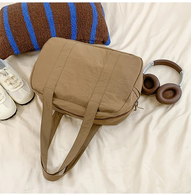 LIZAKOSHT  -  New Cute Shoulder Bag for Girls Simple Design Student Handle Bag  Bag for Textured Casual and Simple DesignTravel Daily Commute