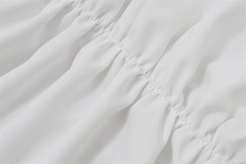 LIZAKOSHT  -  Sexy Off-Shoulder Lace Patchwork T-Shirt Top Women Lantern Sleeve Fashion Casual Solid Female T-shirt Top Streetwear