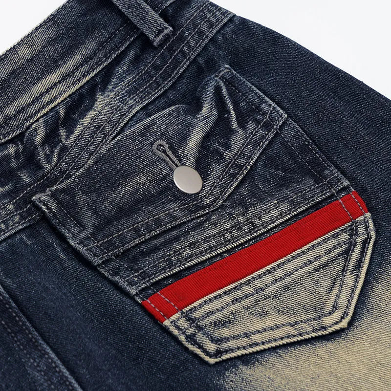LIZAKOSHT  -  American Vintage Y2K Flare Jeans Women Low Rise Slim Fit Bell Bottom Denim Pants Hot Girl Retro Fashion Chic Streetwear Trousers