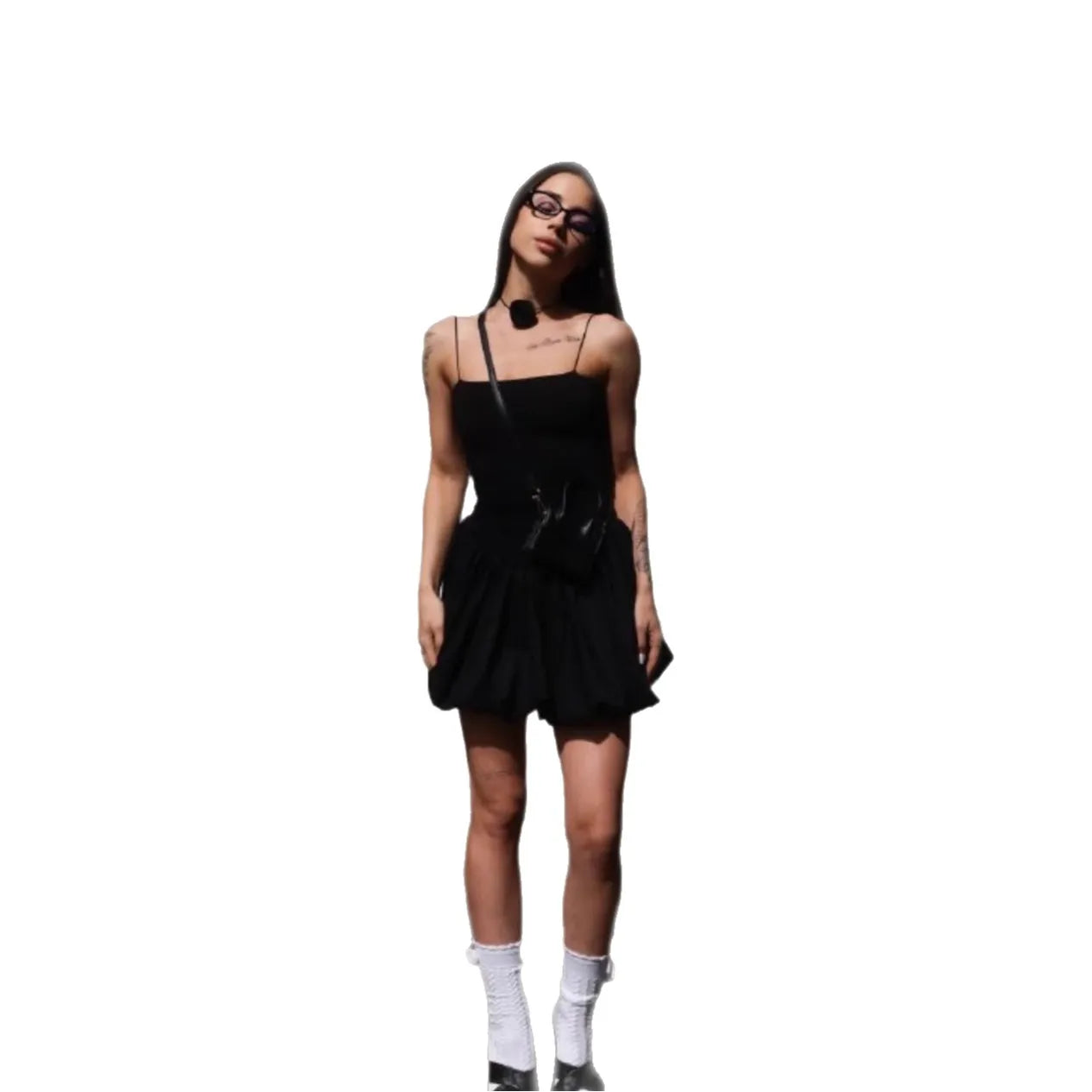 LIZAKOSHT  -  Spring Slim Temperament Dress Sexy Perspective Sling Hip Women's Short Skirt