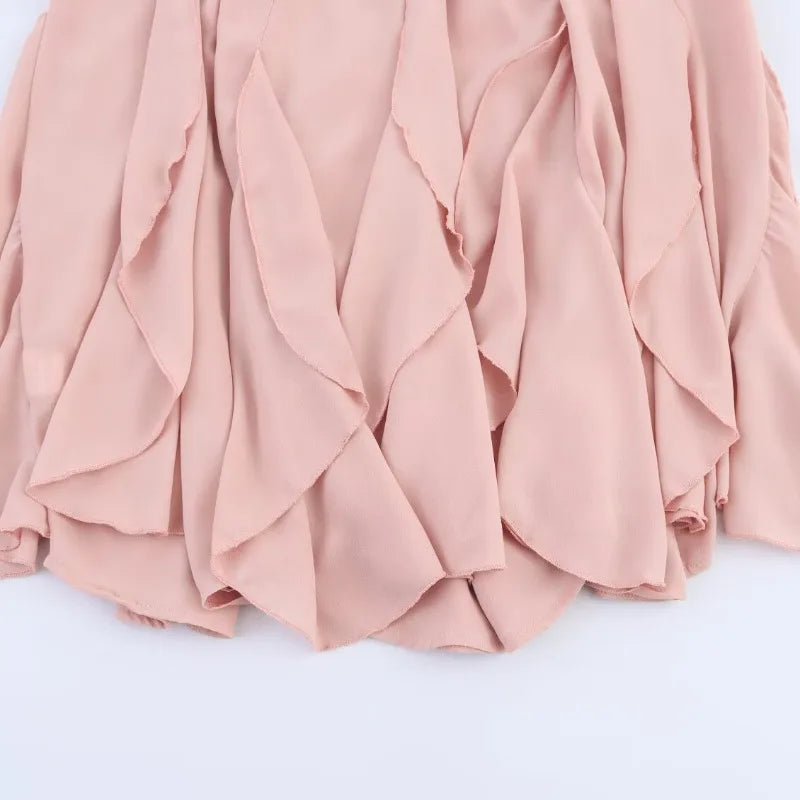 LIZAKOSHT  -  Autumn Fashion Comfortable Layered Decorative f-length Skirt New Women's Clothing Sexy High-waist A-line Midi Solid Skirts