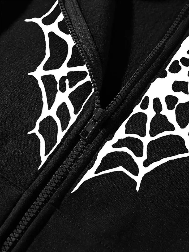 LIZAKOSHT  -  Thi Heartaped Printed Zipper Warm Hooded Cardigan Long Sve Mid-Length Polyester Women's Sweatirt Faion Autumn