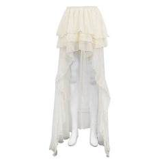 LIZAKOSHT  -  Casual fashion irregular hem skirt women's clothing spring and autumn temperament elastic waist a-word skirt