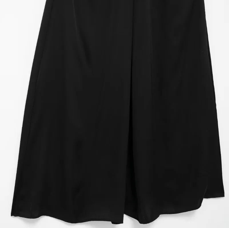 LIZAKOSHT  -  New Fashion Backless Black Party Dress for Women Sleeveless Sexy Lace V-neck Decorative Long Dress Female Long Dress Elegant