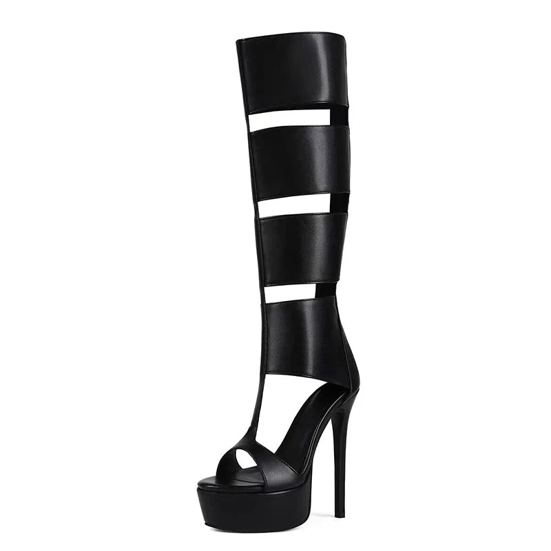 LIZAKOSHT  -  Summer sexy high heel platform  women sandal belt peep toe night party sandal