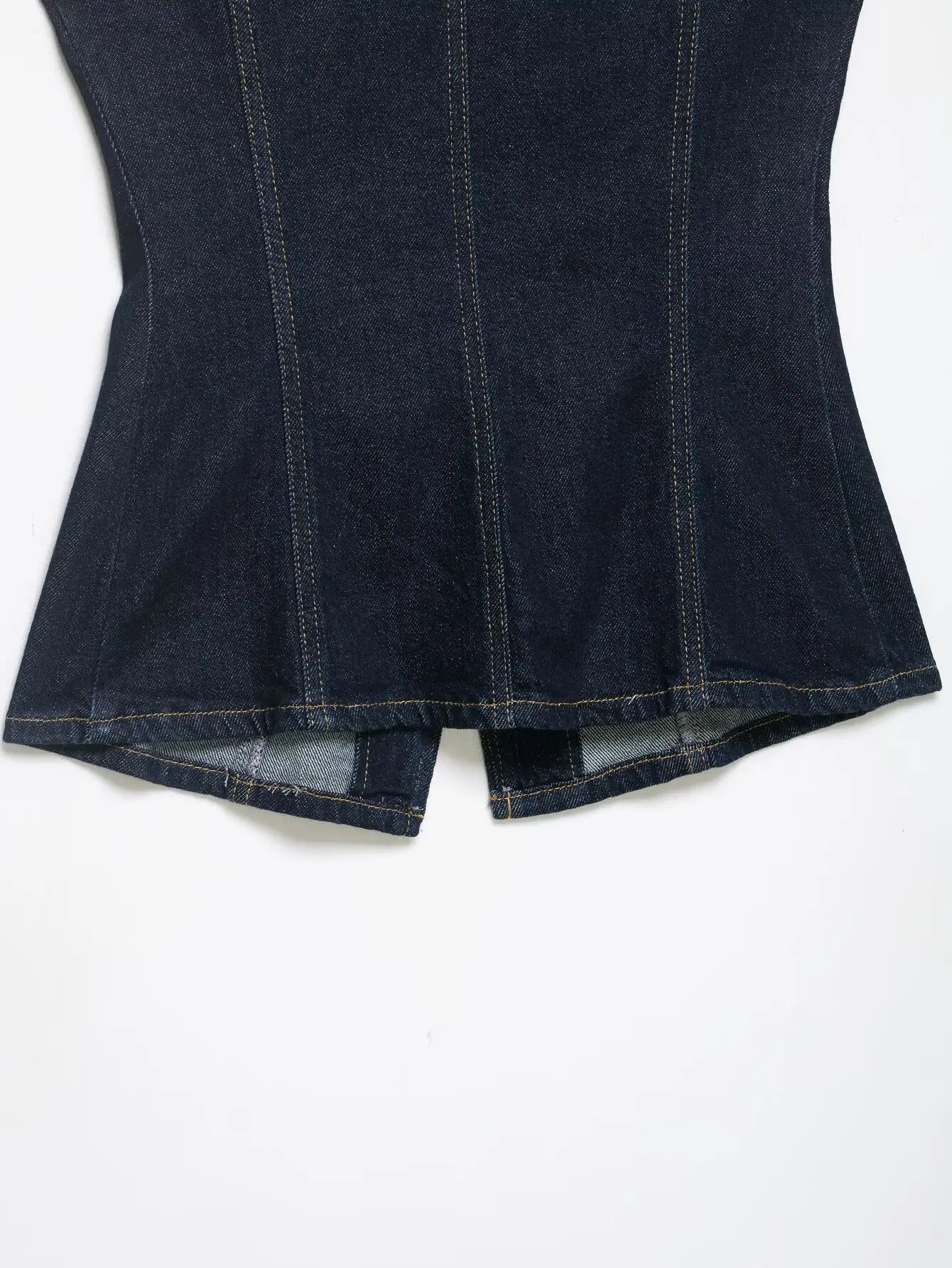 LIZAKOSHT  -  Spring New Style ZR Women's Slim Fit Denim Vest Fashionable Versatile Commute Style Polyester Fiber Casual Single Piece