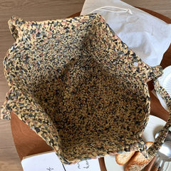 LIZAKOSHT  -  Fashion Summer Handmade Straw Shoulder Bag Large Capacity Woven Tote Beach Bags For Women