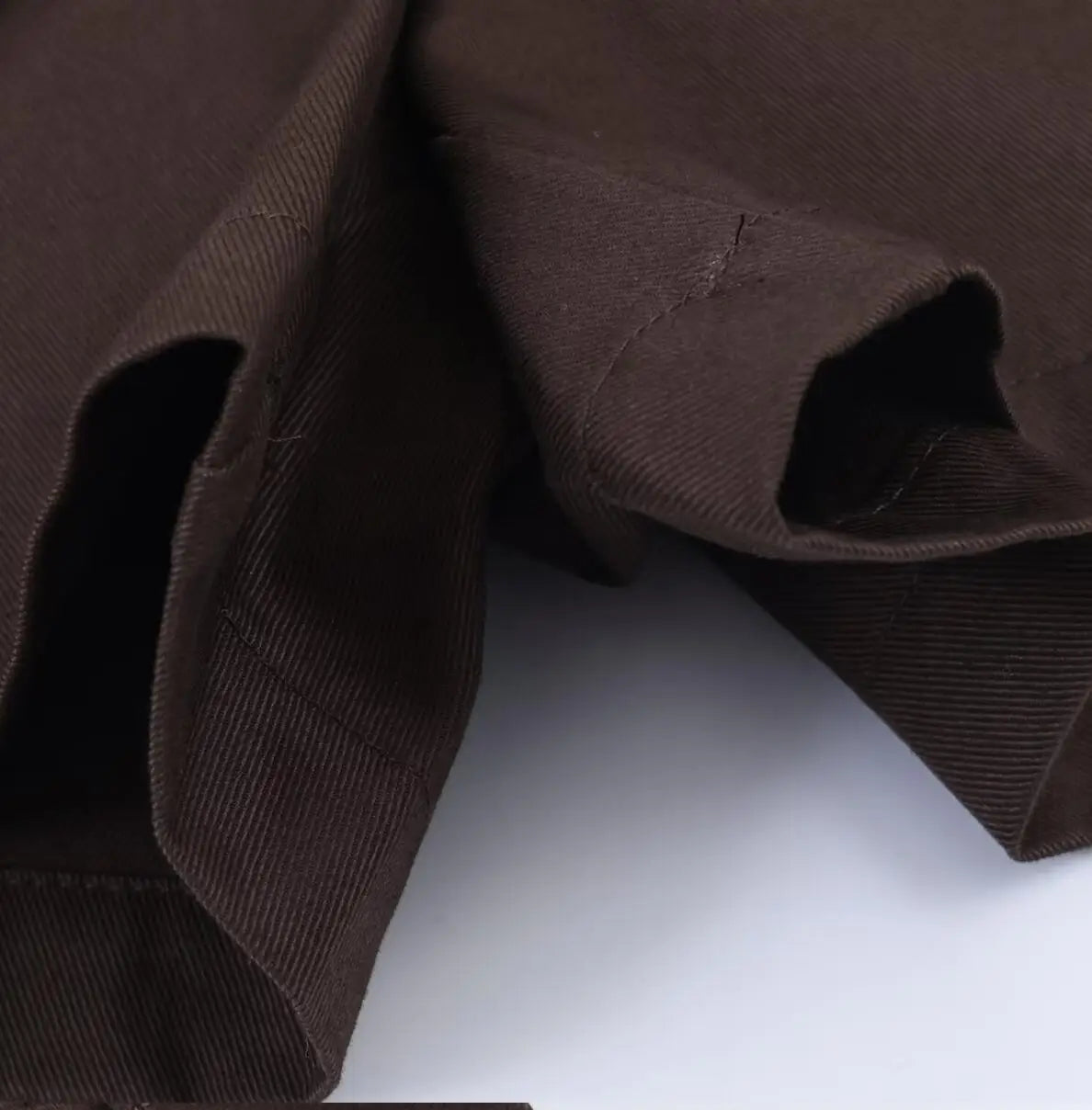 LIZAKOSHT  -  Spring Summer Cargo Low Waist Shorts Skirts for Women Safari Short Trousers Side Pockets  Casual Street Bottom Deep Brown