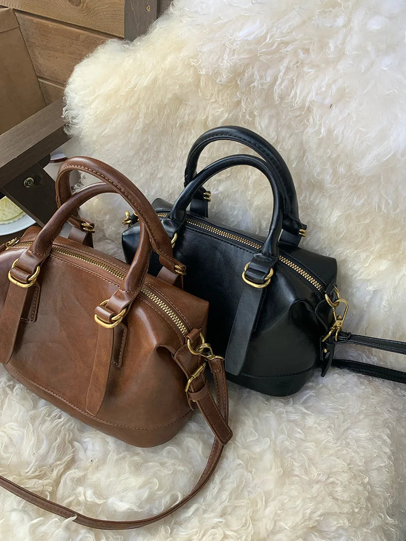LIZAKOSHT  -  Vintage Ladies Messenger Bag New Handbags for Women shoulder bags PU Leather Luxury Square Bag small totes bolsos