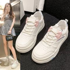 LIZAKOSHT  -  Women's Autumn Sneakers Woman Platform Sport Shoes Female Flat Casual Shoes Breathable Lace Up Tennis Vulcanized Shoes