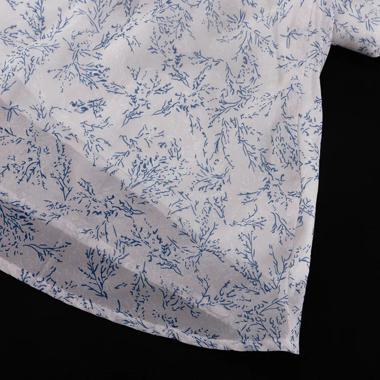 LIZAKOSHT  -  Commute Printed Female 2 Piece-Set Long Skirt Patchwork High Waist Short Top And Slim Maxi Skirt Sets New Women's Outfits