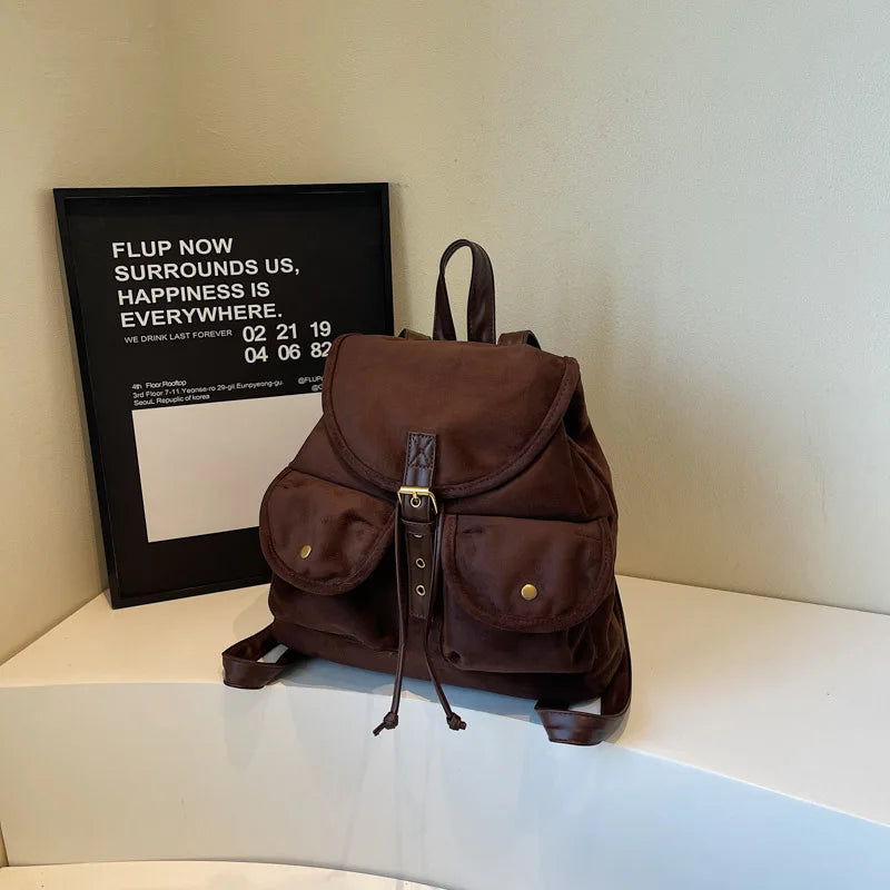 LIZAKOSHT  -  Retro Faion Women's Bapa Casual Commuter Bag Quali Texture oulder Bag England Sle No Brand Youth Pure Color
