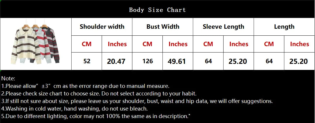 LIZAKOSHT  -  Fashion Knitted Striped Sweater Women 2025 New Autumn Vintage Loose Turndown Collar Pullover Casual Buttons Up Elegant Knitwear