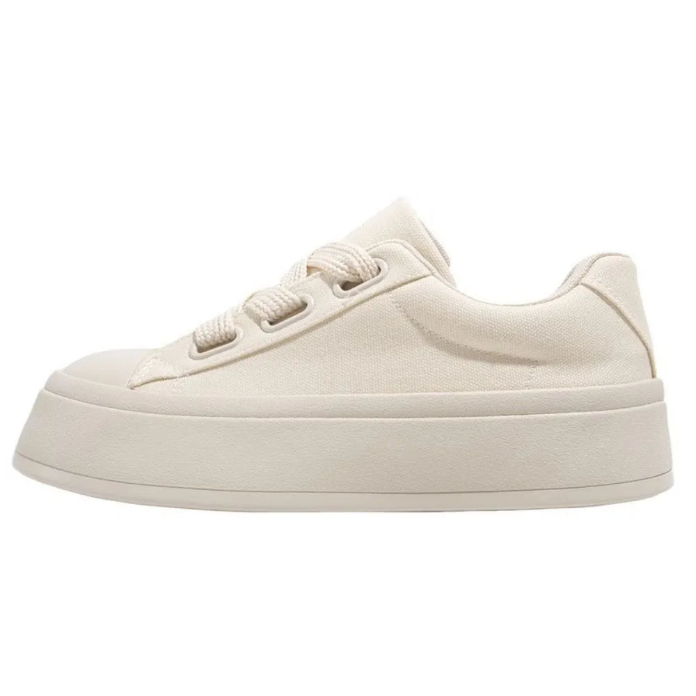 LIZAKOSHT  -  Platform Sneakers for Women Spring Autumn New Designer Casual Shoes Female Solid Color Board Shoe Fashion Zapatos De Mujer