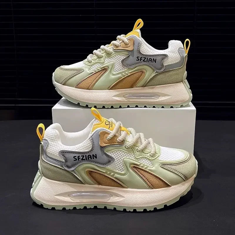 LIZAKOSHT  -  Woman Footwear Light Athletic Shoes for Women Lace Up Sneakers Sports Stylish Designer Luxury New Arrival 2024 A On Sale Cheap H