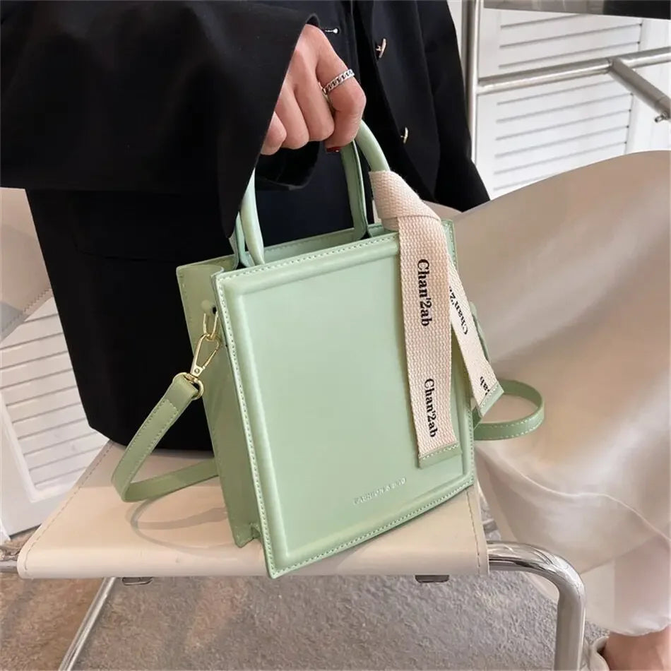 LIZAKOSHT  -  Trend PU Leather Shoulder Bags Crossbody Bag Handbags Fashion Female Totes Bag