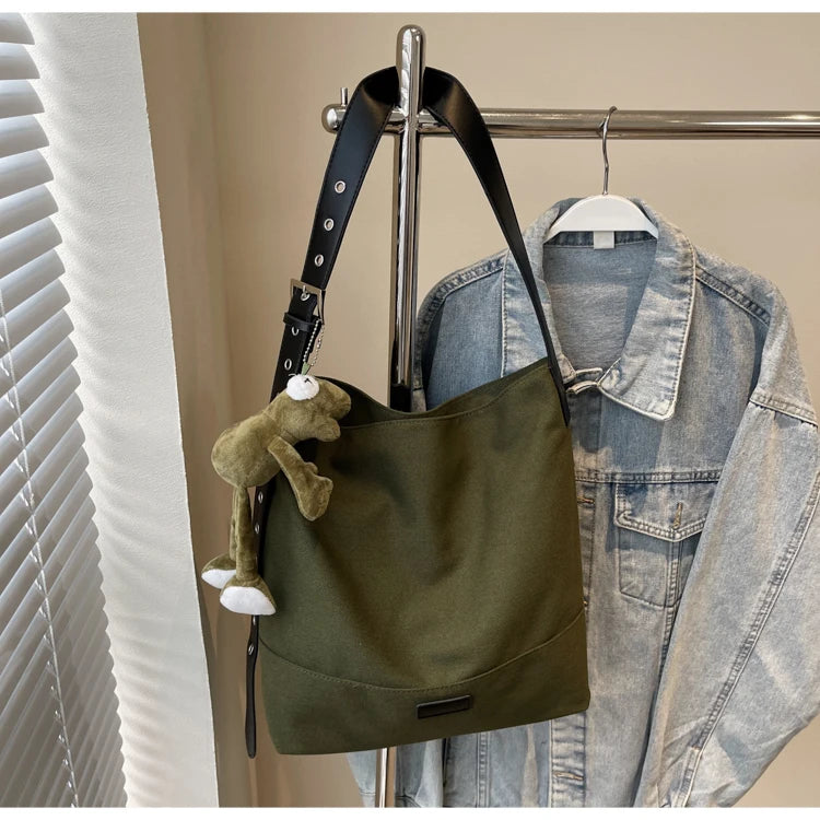 LIZAKOSHT  -  Casual Versatile oulder Bag for College Girls 8-20 Years Old Crossbody Commuter Bag Magnetic Bule Closure Large Size