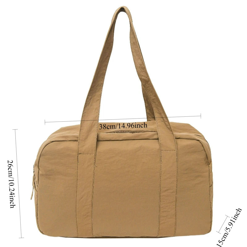LIZAKOSHT  -  New Cute Shoulder Bag for Girls Simple Design Student Handle Bag  Bag for Textured Casual and Simple DesignTravel Daily Commute