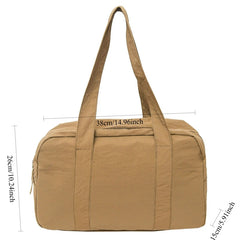 LIZAKOSHT  -  New Cute Shoulder Bag for Girls Simple Design Student Handle Bag  Bag for Textured Casual and Simple DesignTravel Daily Commute