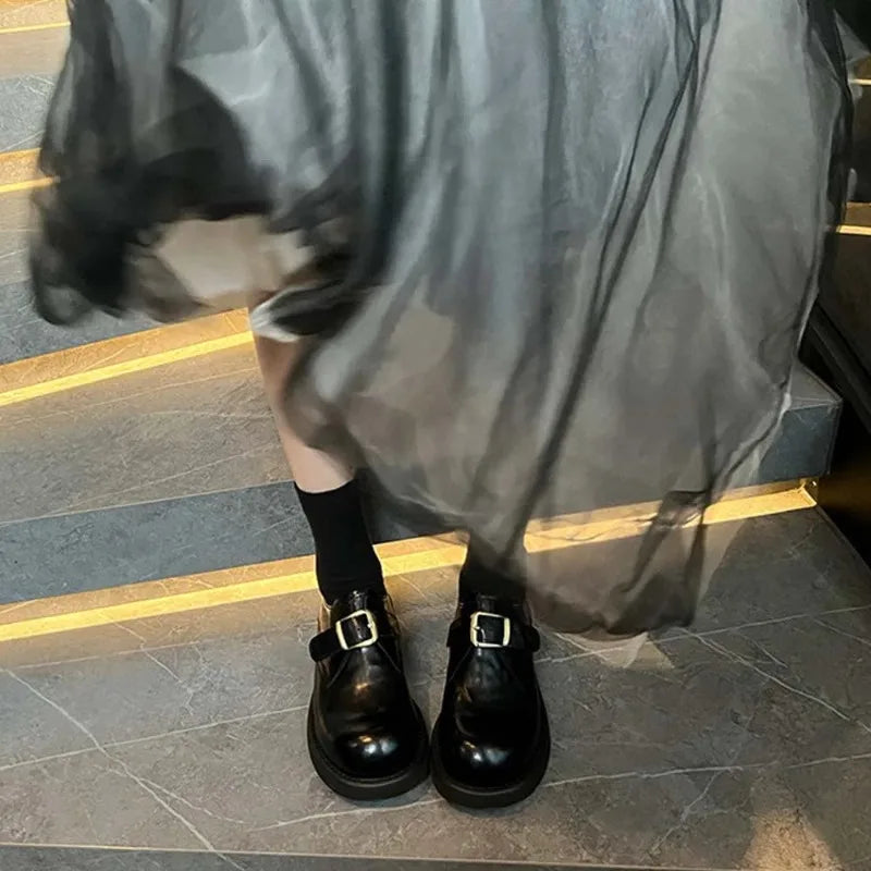 LIZAKOSHT  -   Soft Leather Round Toe Women's High Heels, Comfortable Fashionable Suitable for Women's Shoes All Year Round