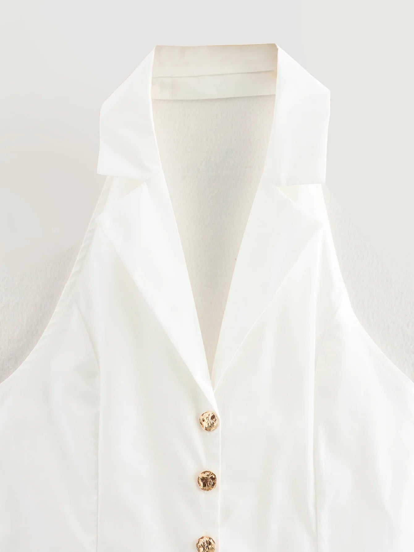 LIZAKOSHT  -  White Retro Neck Vest Sweet and Lovely Fairy Core Sexy Slim Navel Top 2025 Summer New Sleeveless Navel Top Women's Dress