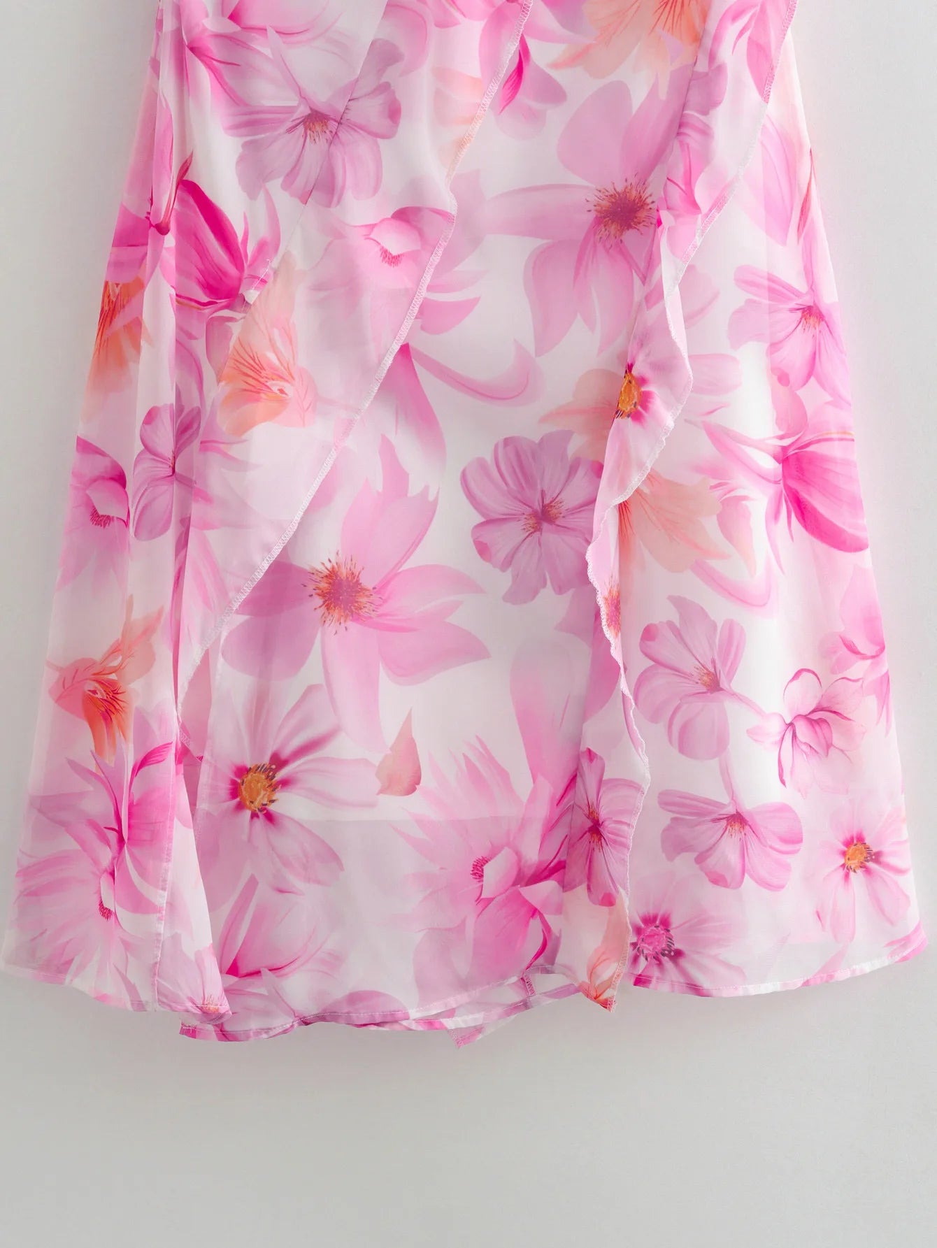LIZAKOSHT  -  Women's Temperament Flounce Printed Suspender Dress