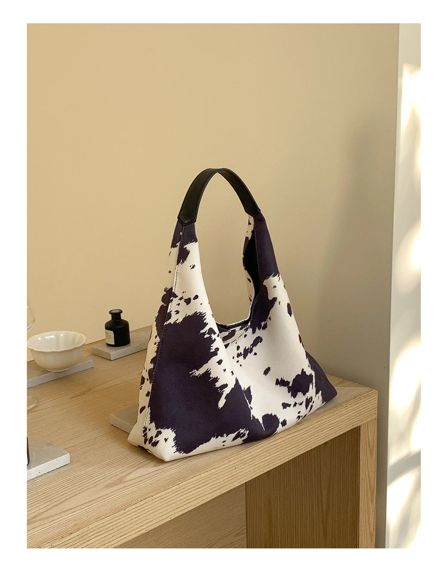 LIZAKOSHT  -  Fashion Cow Print Shoulder Bag Large Capacity High Quality Tote Bag Daily Commute Women Handbag Guangzhou High Quality Bag