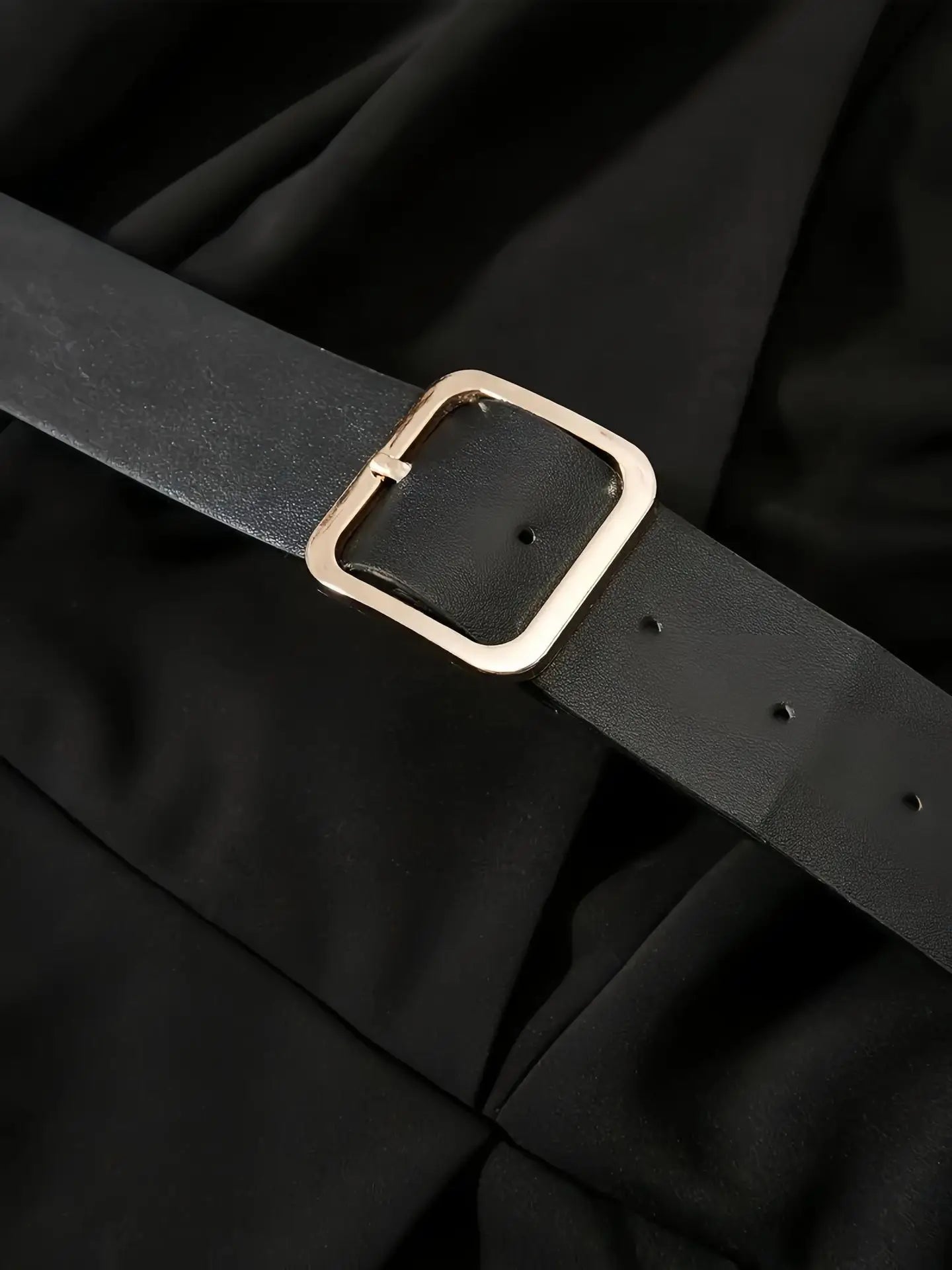 LIZAKOSHT  -  Office Lady Women's Black V-neck Belted Bodycon Dress 2025 Autumn New Long Sleeves Elegant Midi Dresses Party Wear Evening Gown